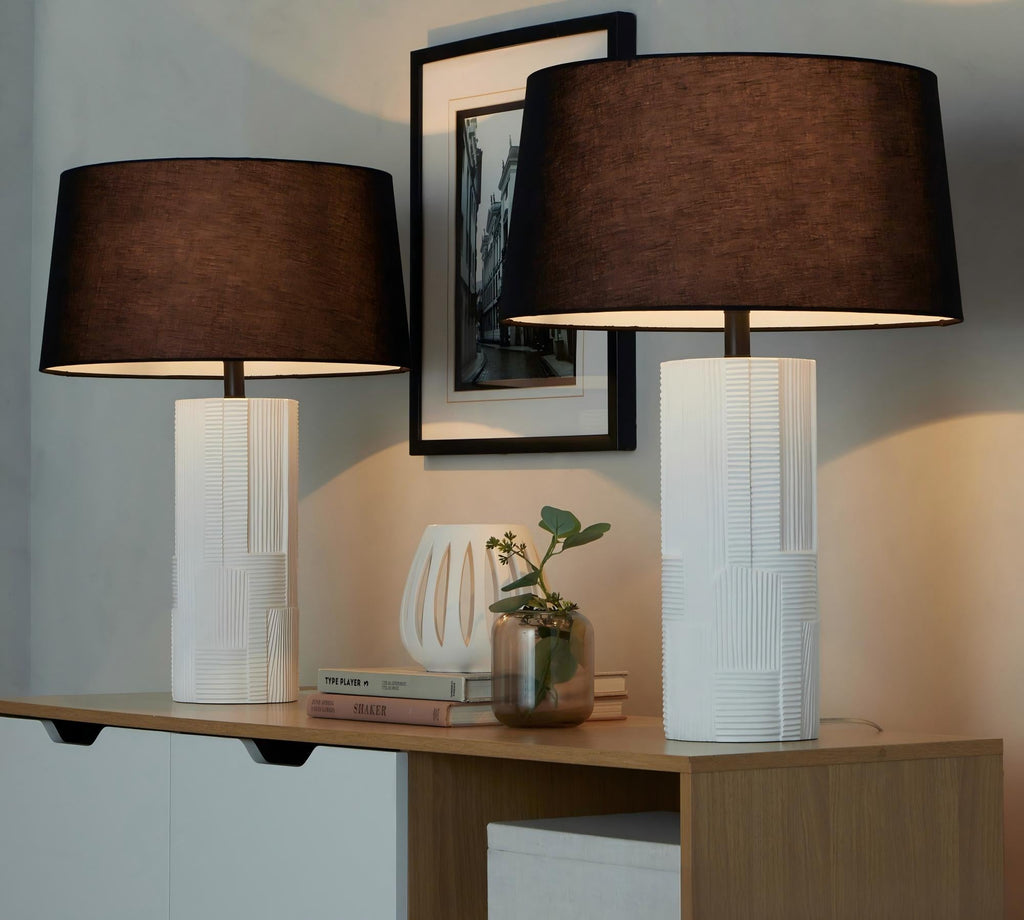 Petra 26" Contemporary Polyresin Table Lamp