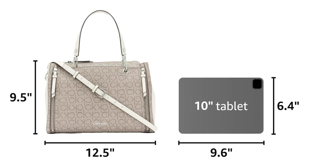 Calvin Klein Bubble Lamb Novelty Organization Satchel