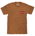 Coors Banquet Rodeo Bull Rider Front/Back T-Shirt - Brown Sugar