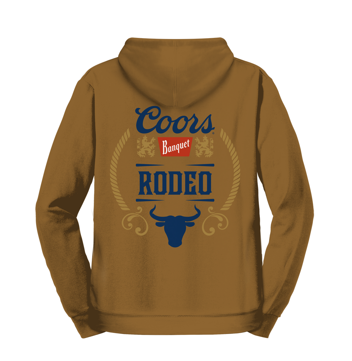 Coors Rodeo Hooded Sweatshirt - Brown
