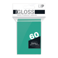 Ultra PRO: Small 60ct Sleeves - PRO-Gloss (Aqua)