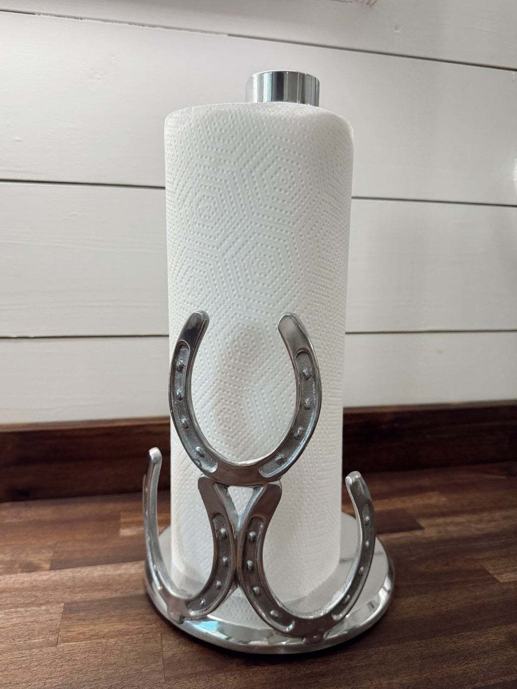 The Horseshoe Paper Towel Holder