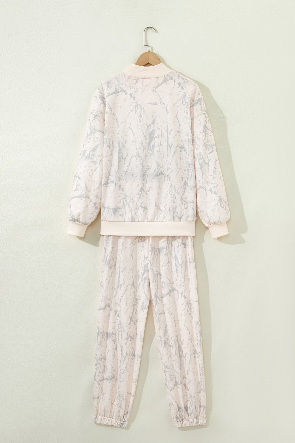 Camo Long Sleeve Top and Jogger Pants Set