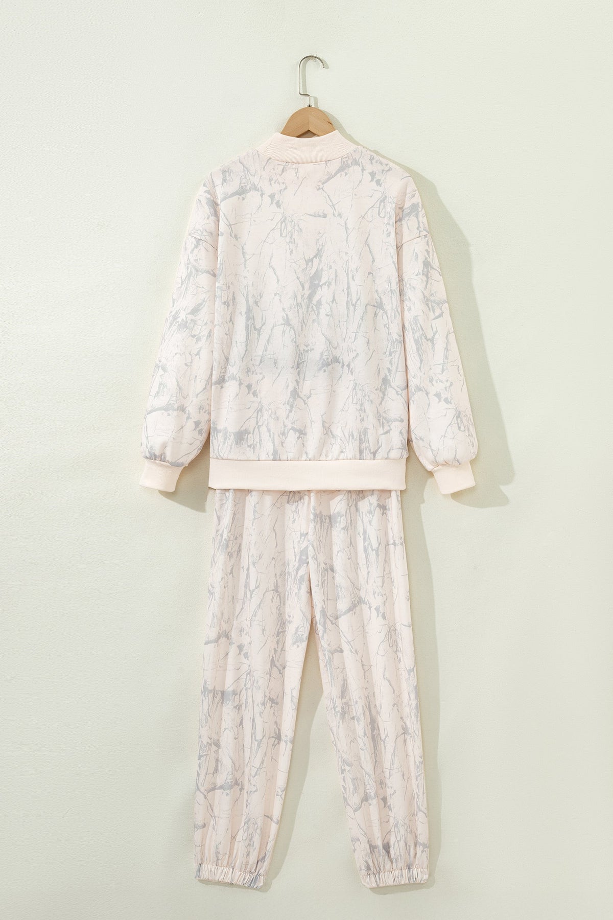 Camo Long Sleeve Top and Jogger Pants Set