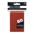 Ultra PRO: Standard 50ct Sleeves - PRO-Gloss (Red)