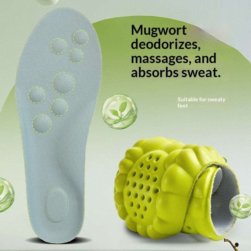 Mugwort Deodorant Breathable Sweat-absorbing For Men