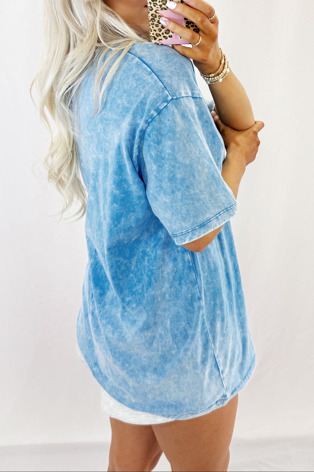 Mineral Wash Oversize Short Sleeve T-Shirt