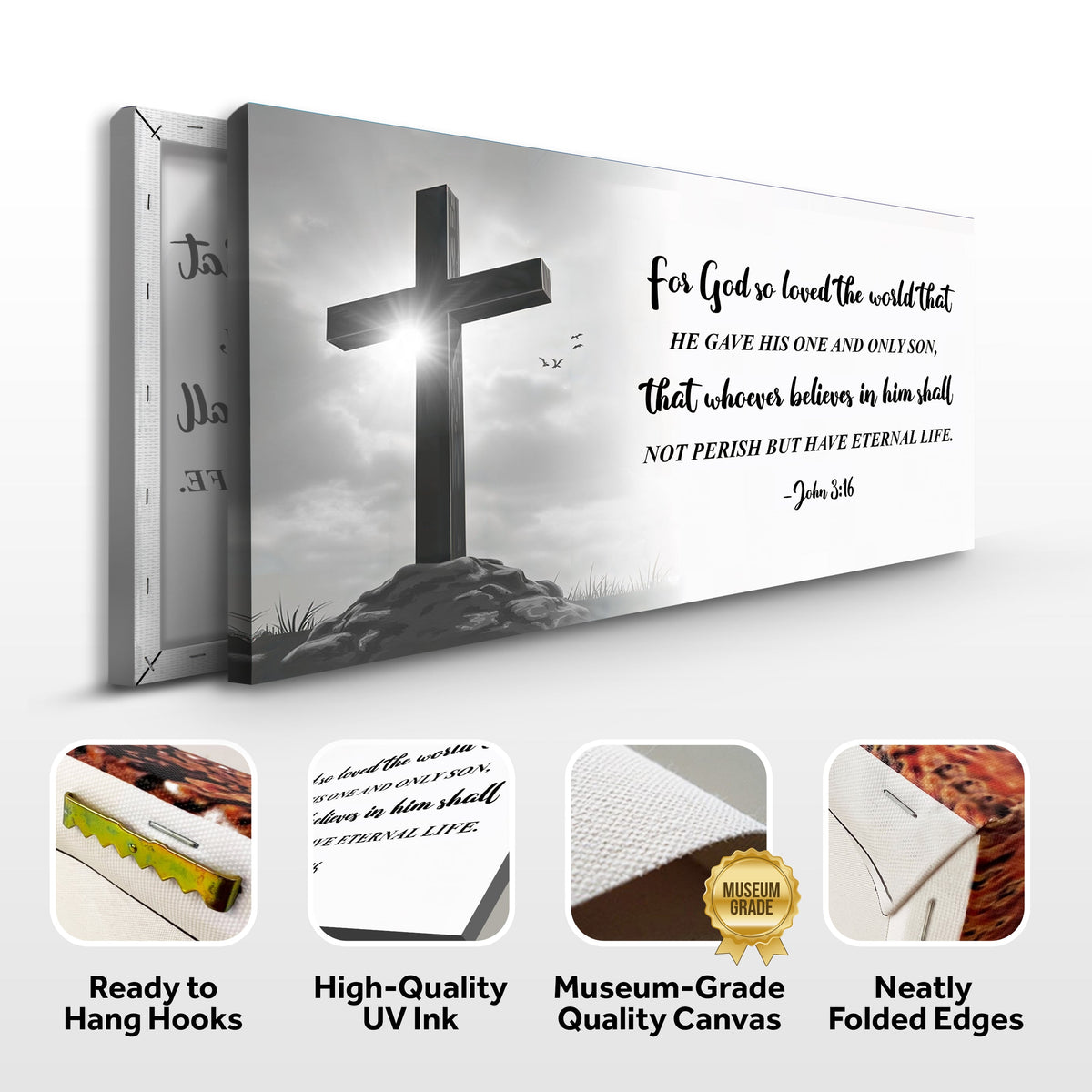 John 3:16: For God So Loved The World Faith Sign VI