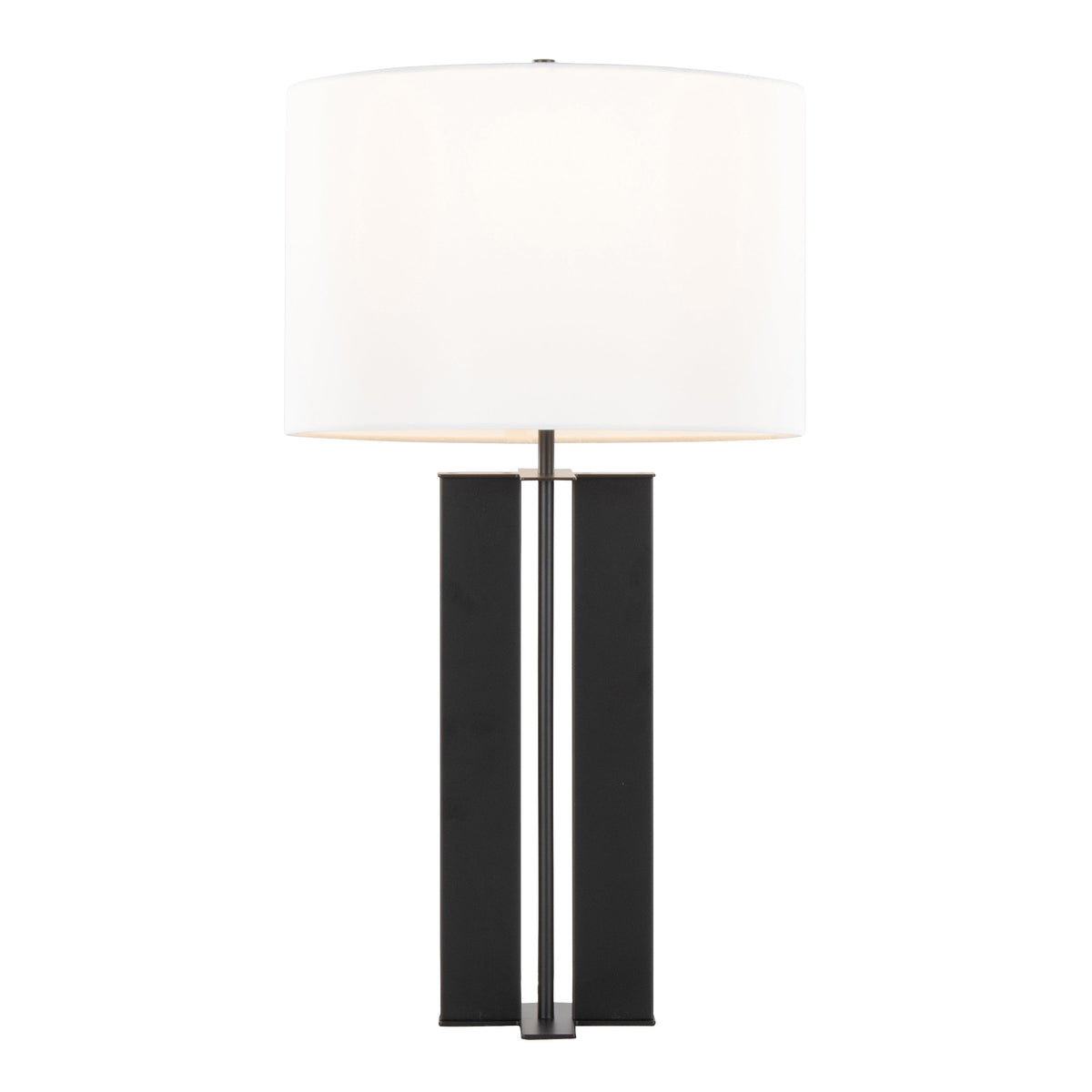 28" Contemporary Metal Table Lamp