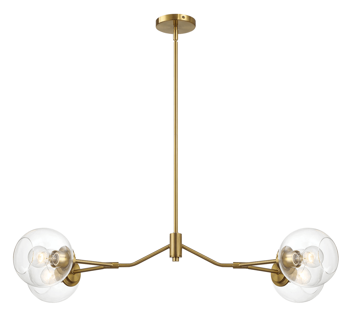 Jewel Four Lights Modern Farmhouse Chandelier