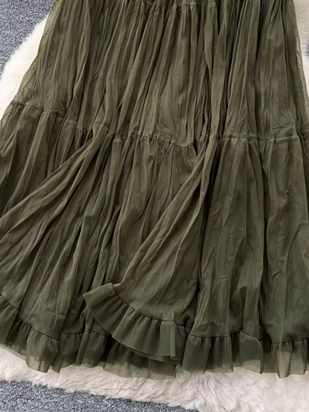 Tiered Tulle Skirt