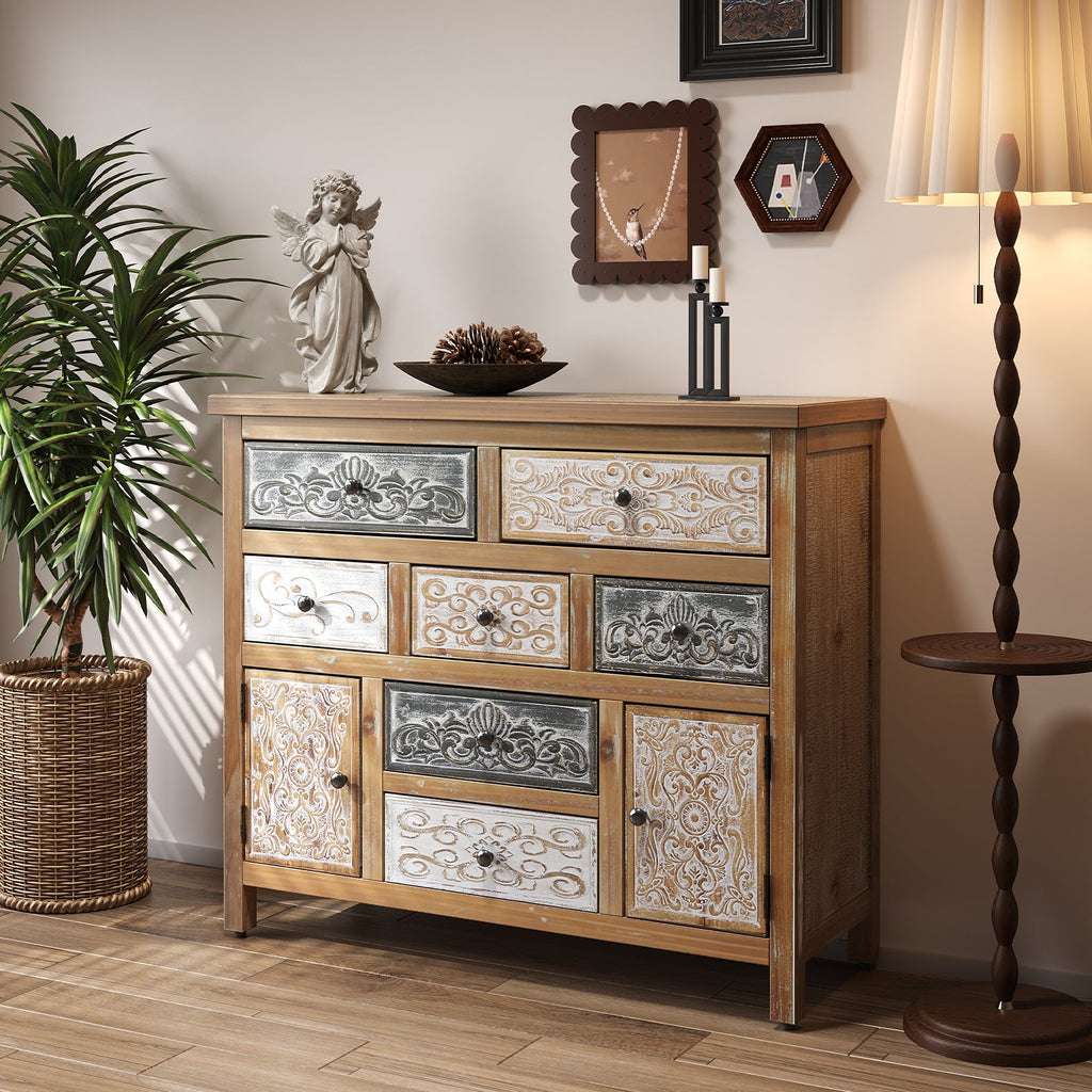 Vintage Wooden Accent Chest
