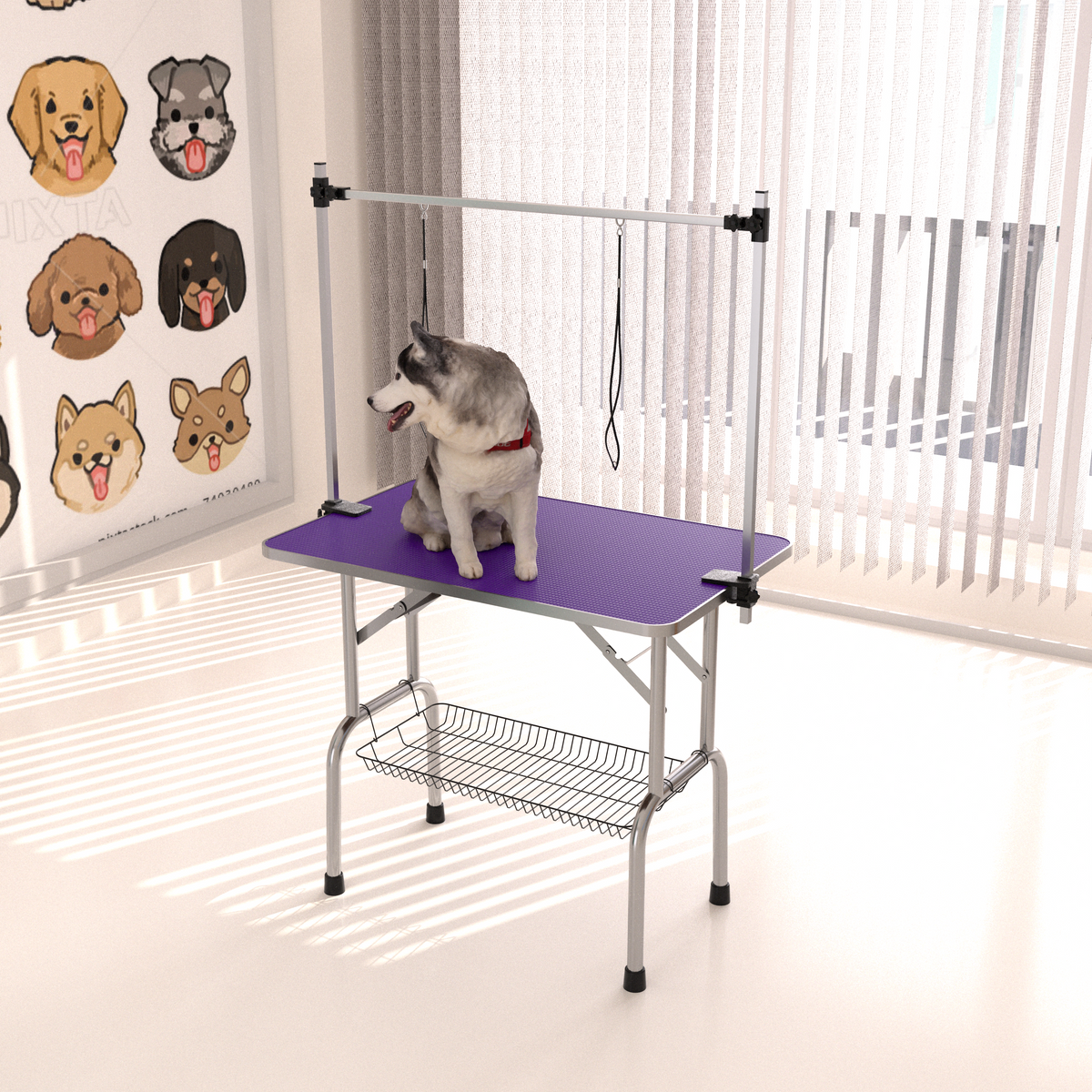 42" Folding Pet Grooming Table