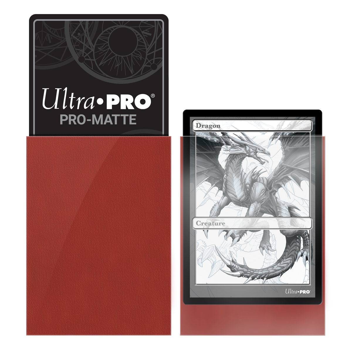 Ultra PRO: Standard 50ct Sleeves - PRO-Matte (Red)