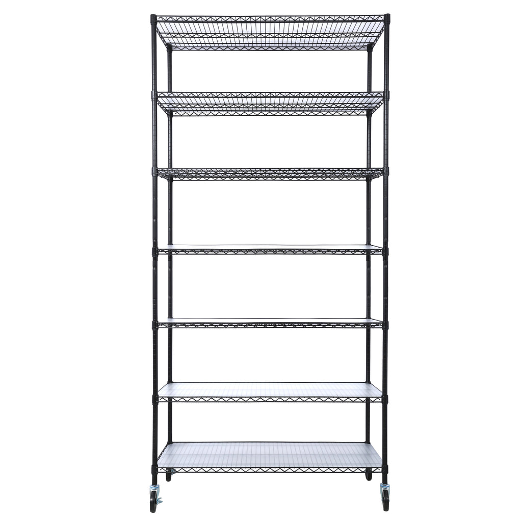 7 Tier Metal Shelf Wire Shelving Unit