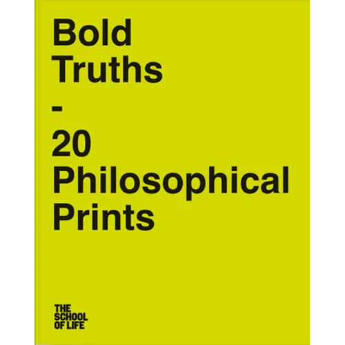 Bold Truths: 20 Philosophical Prints - Paperback