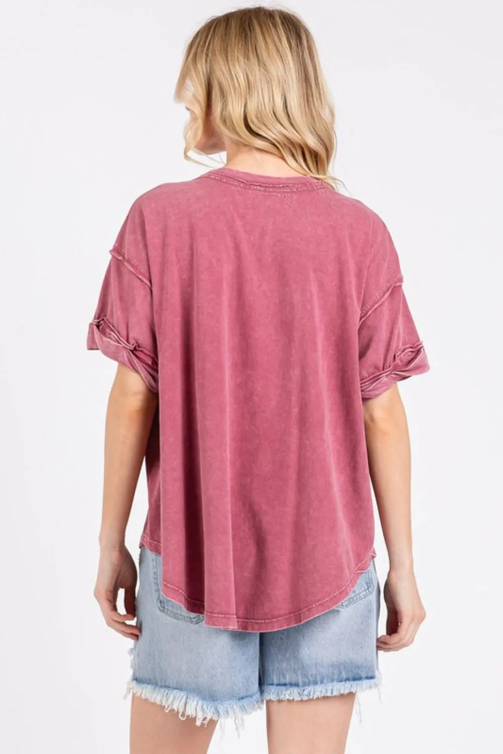 Mittoshop GAME DAY Round Neck Short Sleeve T-Shirt