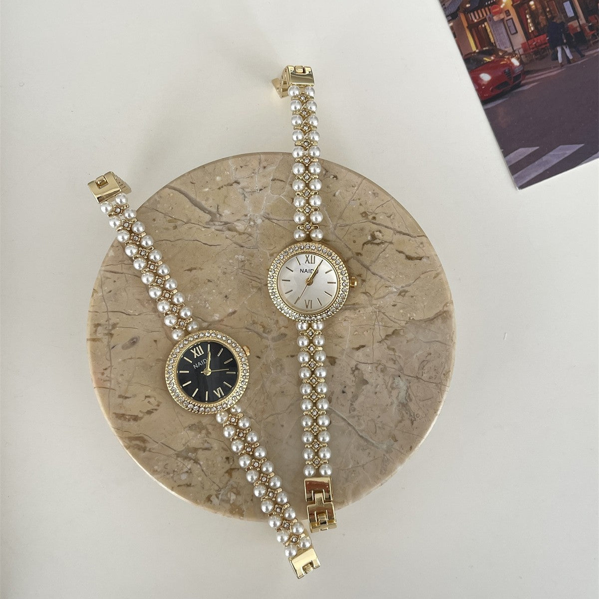 Exquisite Classic Style Good-looking Pearl Bracelet Watch
