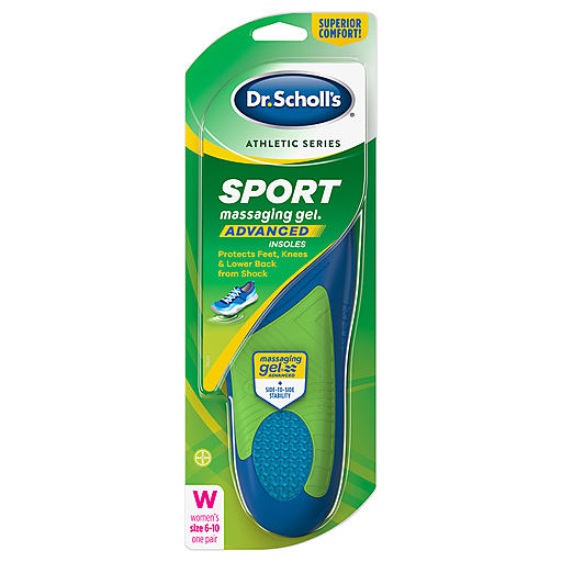 Dr. Scholl's Athletic Series Sport Insoles For Women, 1 Pair, Size 5.5-9