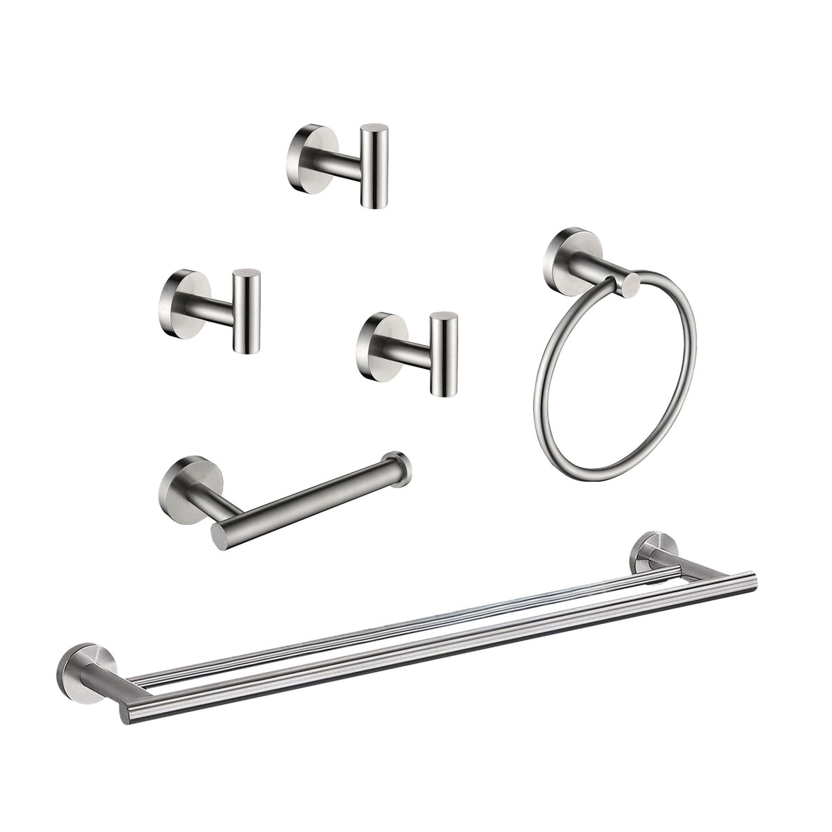 6-Piece Bathroom Hardware Accessories Set