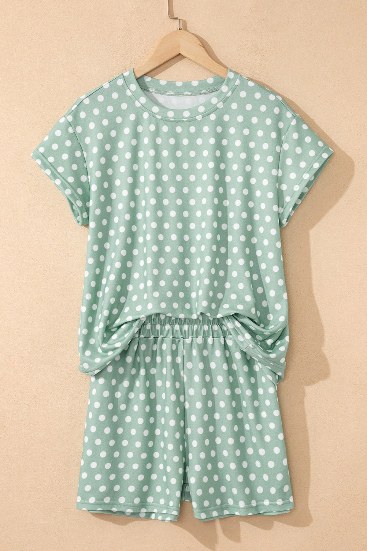 Polka Dot Short Sleeve Top & Shorts Set