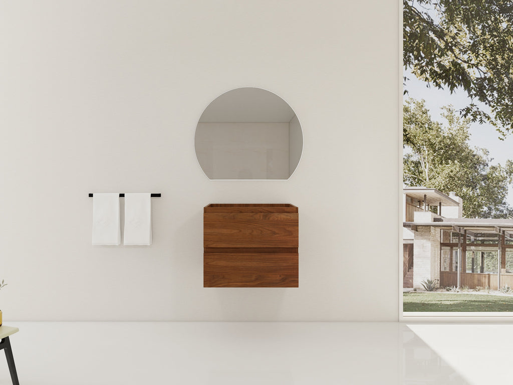24" Wall-Mounted Bathroom Vanity Cabinet
