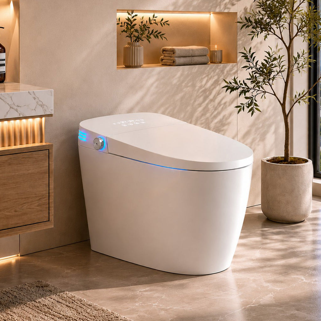 Smart Toilet With Built-In Bidet