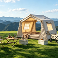 VKAMP Inflatable Camping Tent for 4-8 Persons