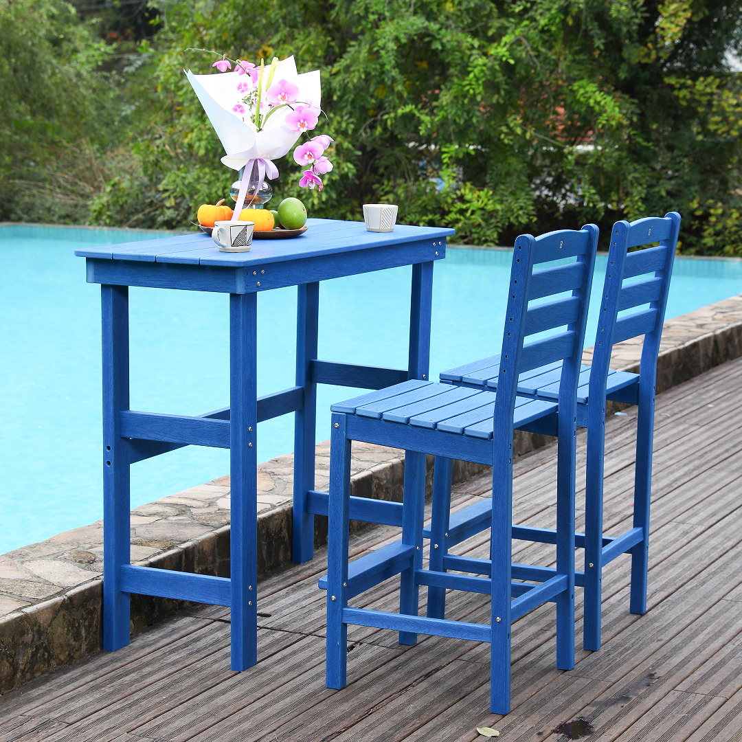 HDPE Type Outdoor Dining and Bar Table