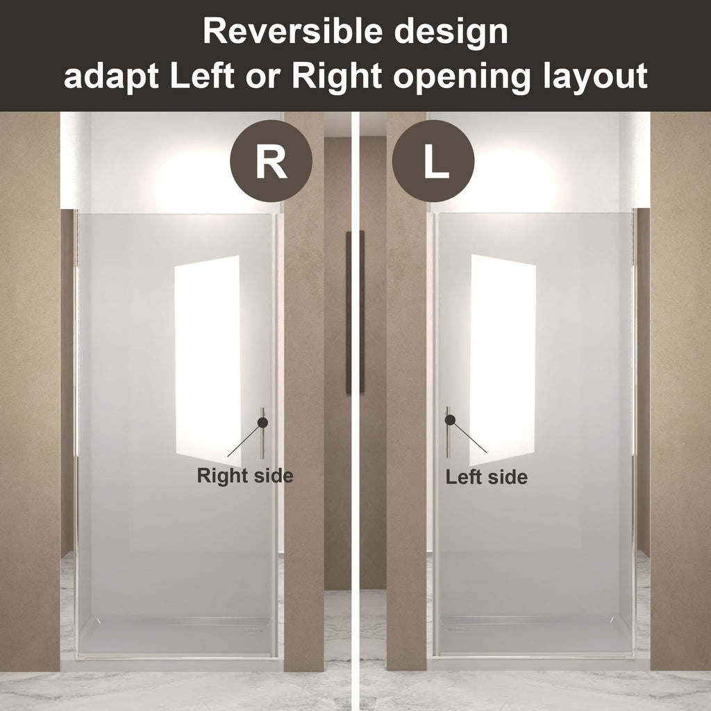 29-28"x 72" Pivot Shower Door