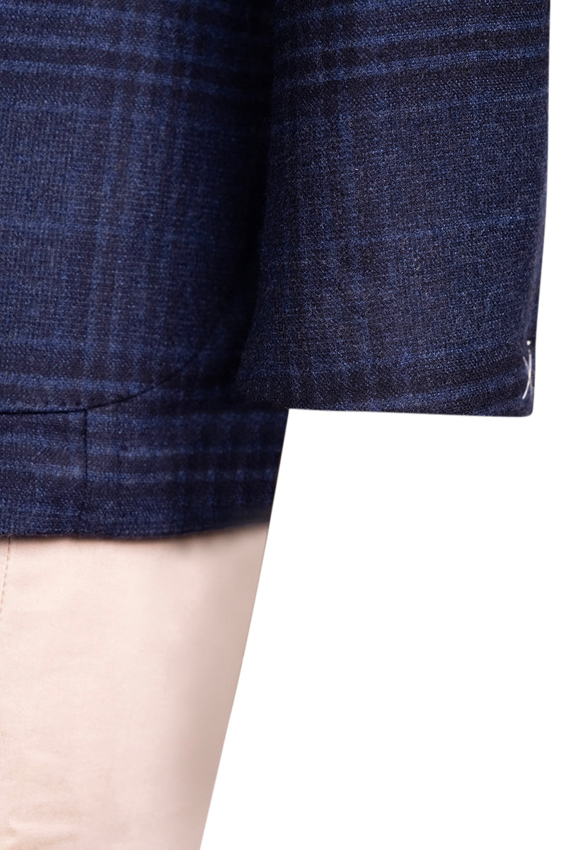 Sartorio Checked Virgin Wool-Cashmere Sport Jacket