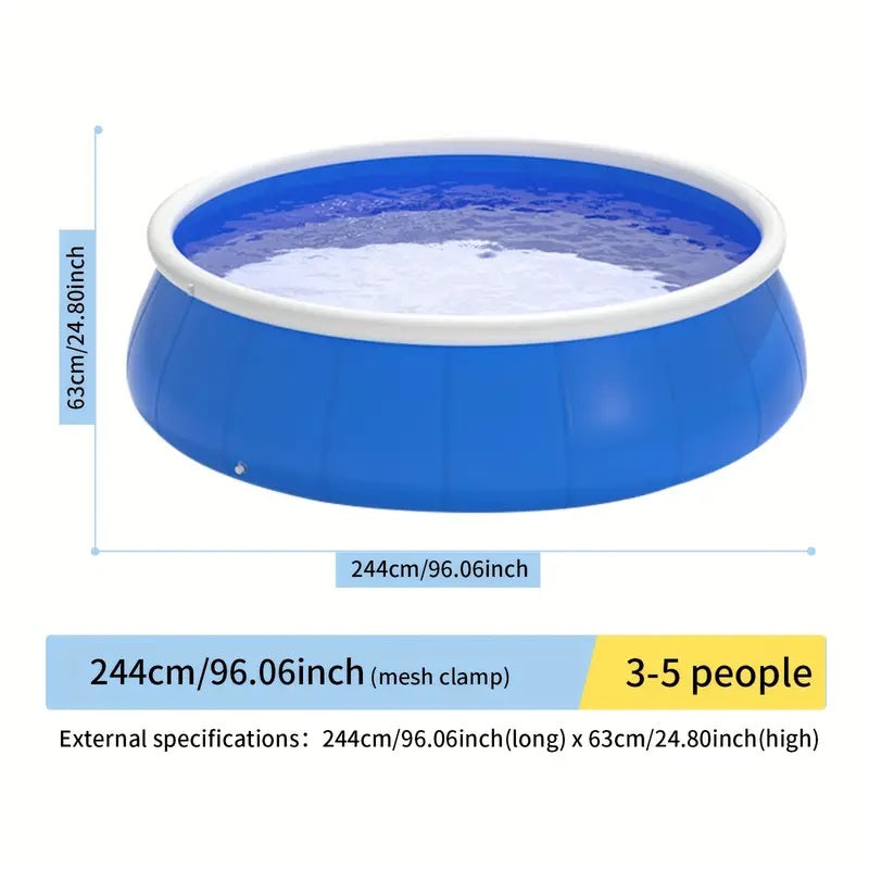 Inflatable Swimming Pool - 244*63 Butterfly Design