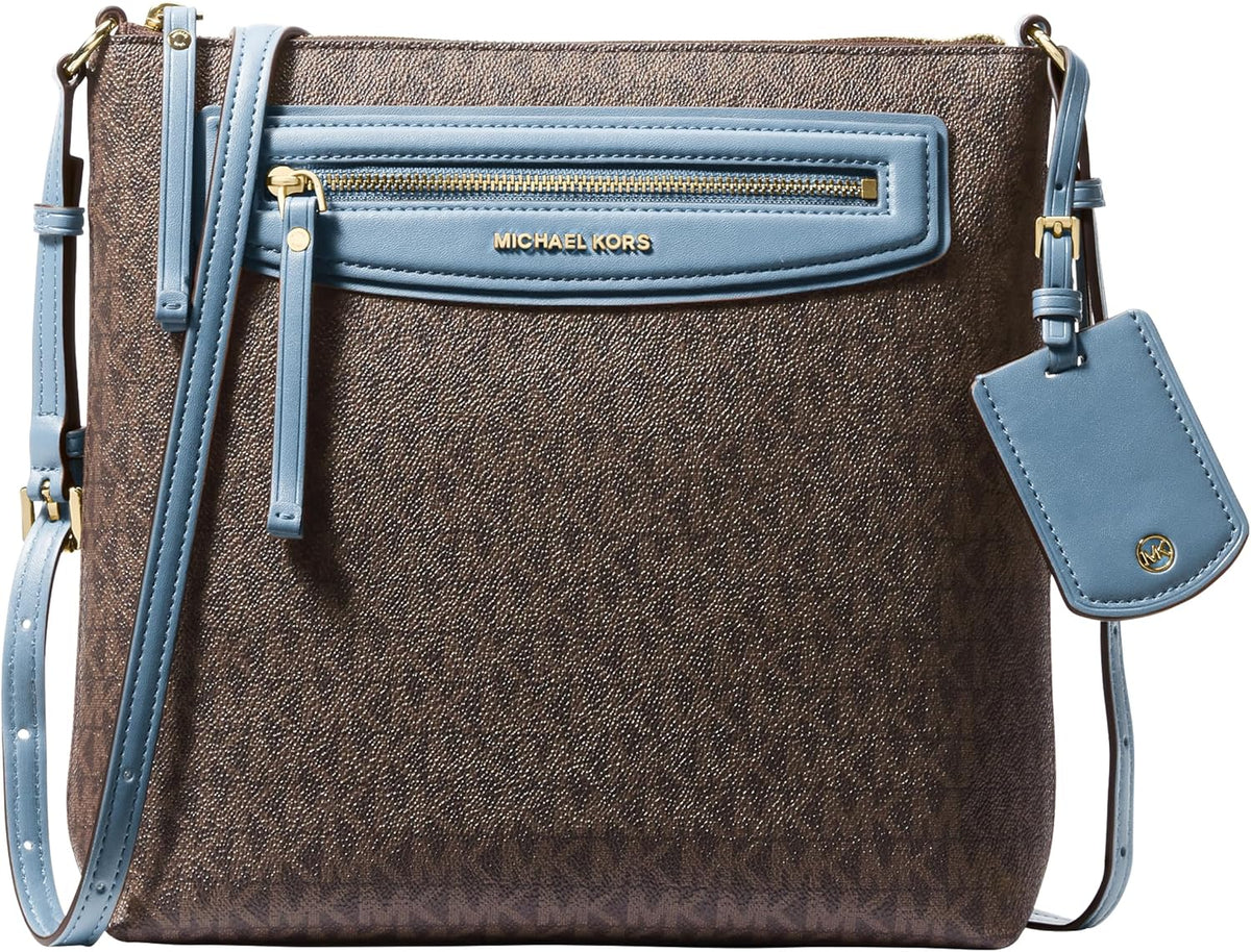 Michael Kors Women's Jet Set Travel Large Top-Zip Crossbody