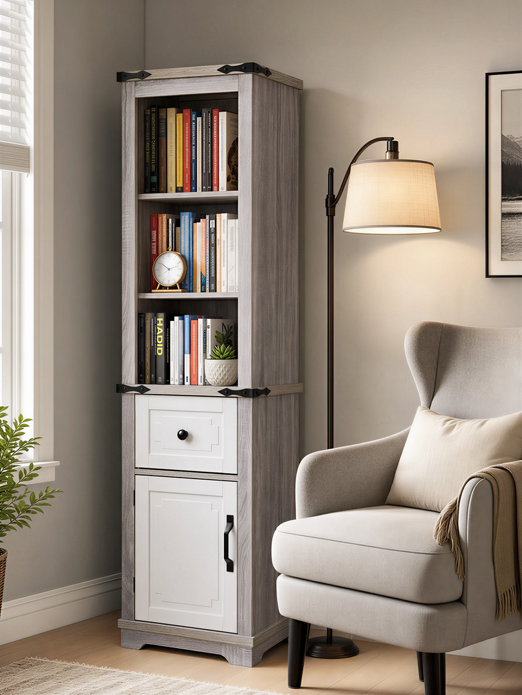 Narrow Bathroom Storage Cabinet