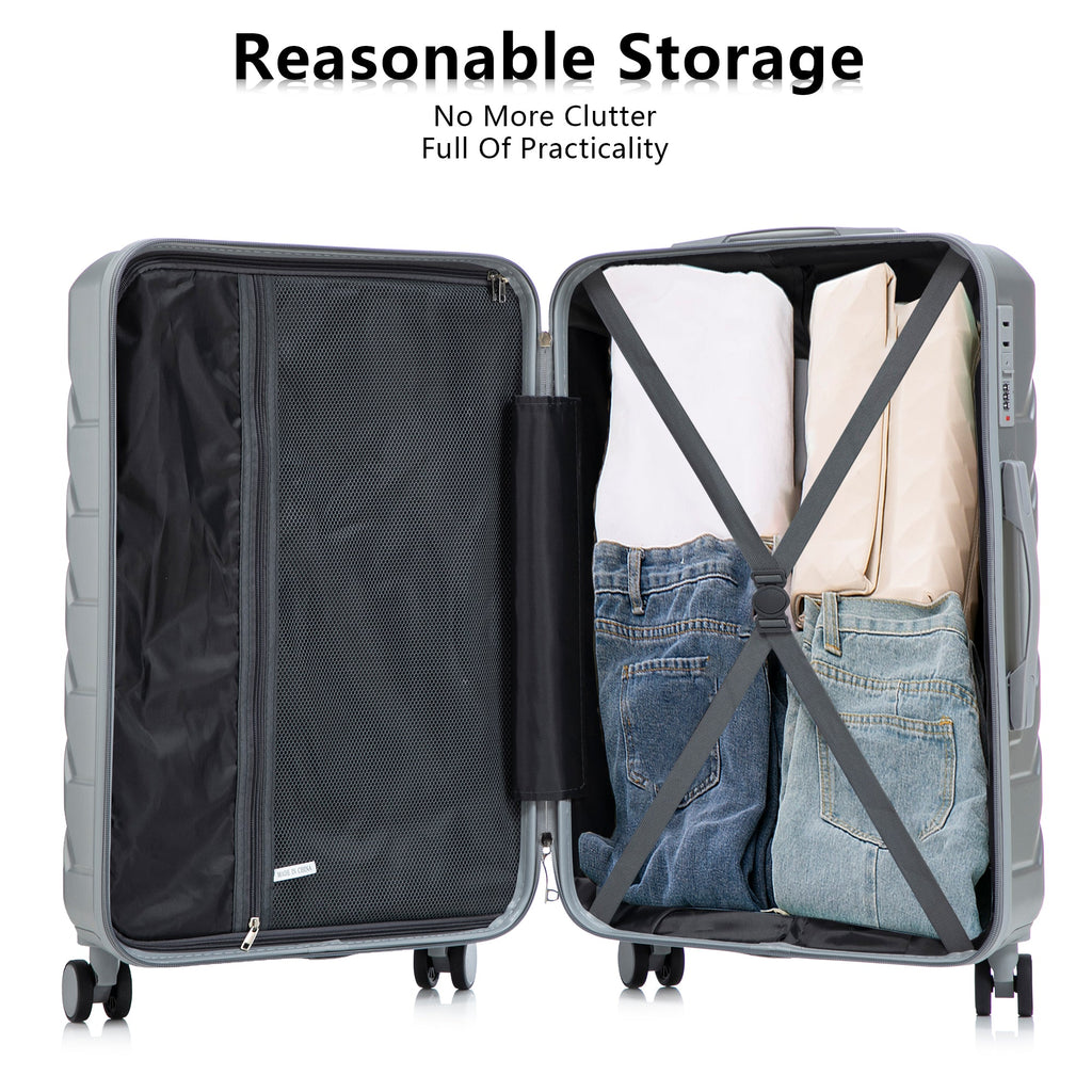 3 Piece ABS Spinner Wheel Luggage Set