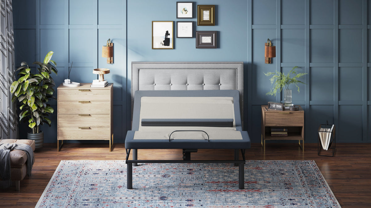 BT6500 King Adjustable Bed Base With Head/Foot Tilt and Lumbar Position Adjustment