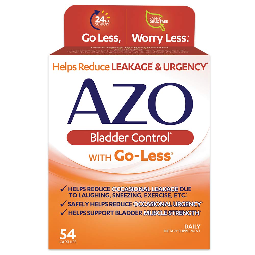 AZO Bladder Control With Go-Less Daily Supplement, Capsules, 54ct