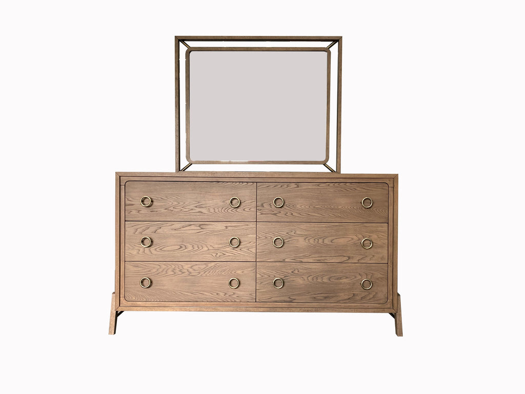 Mirror in Latte Finish