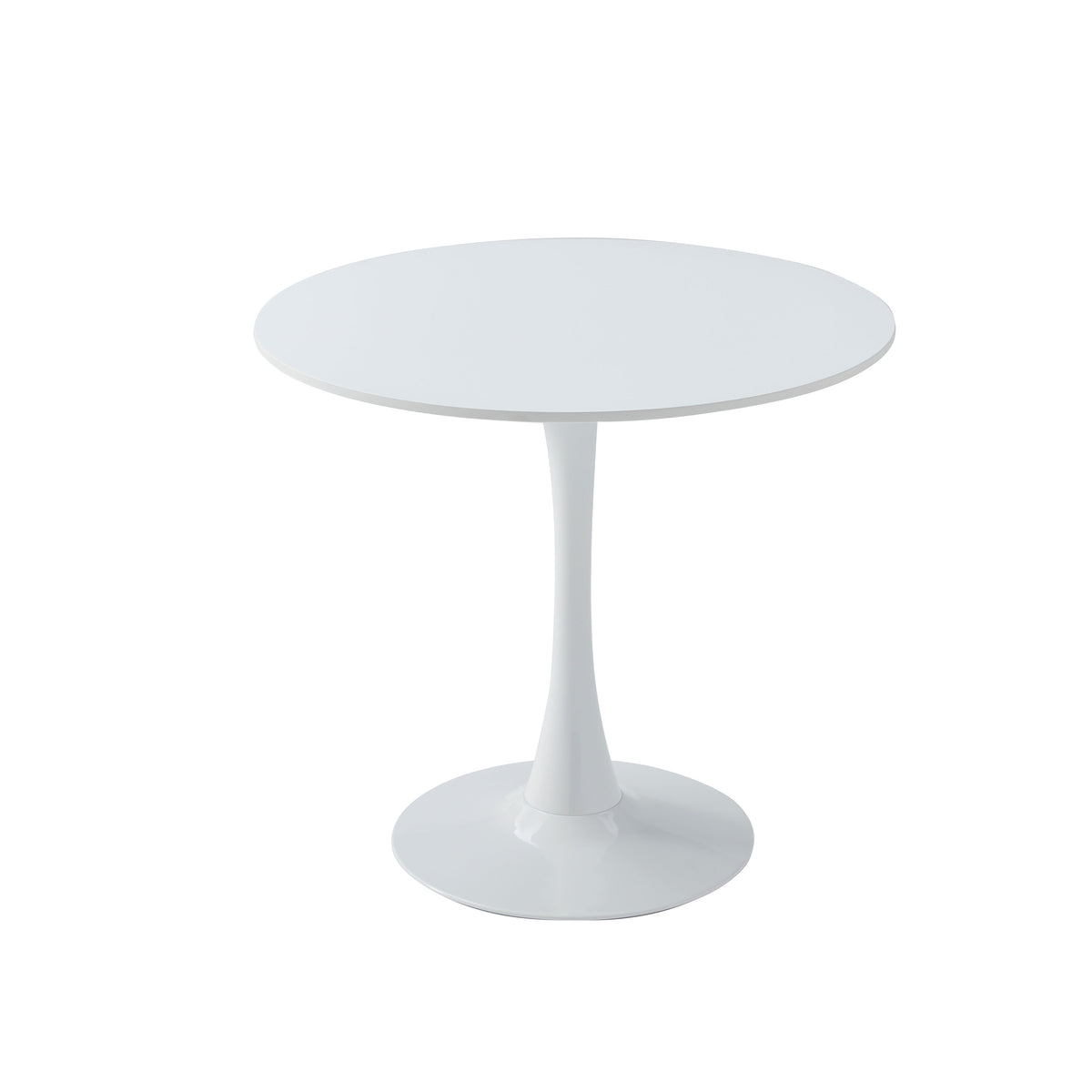 White Round Dining Table