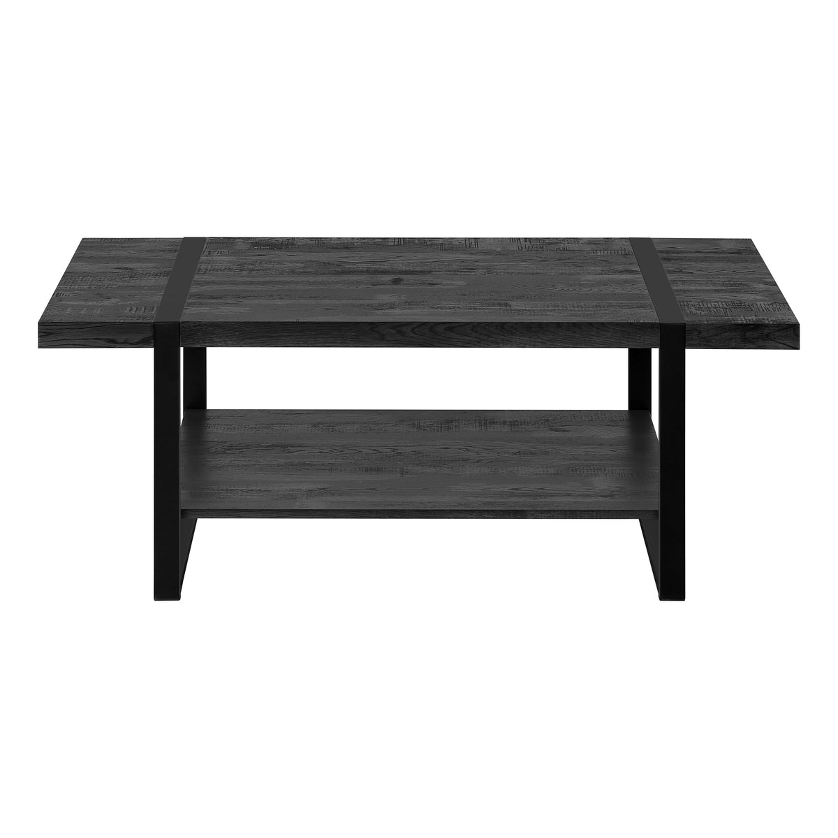 Coffee Table with Fixed Shelf