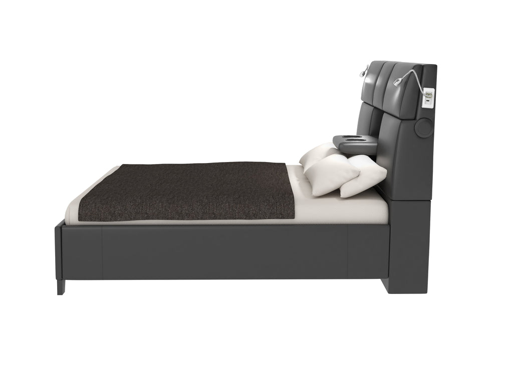 Queen Music Bed Touch Lighting Bluetooth Sound Beverage Tray