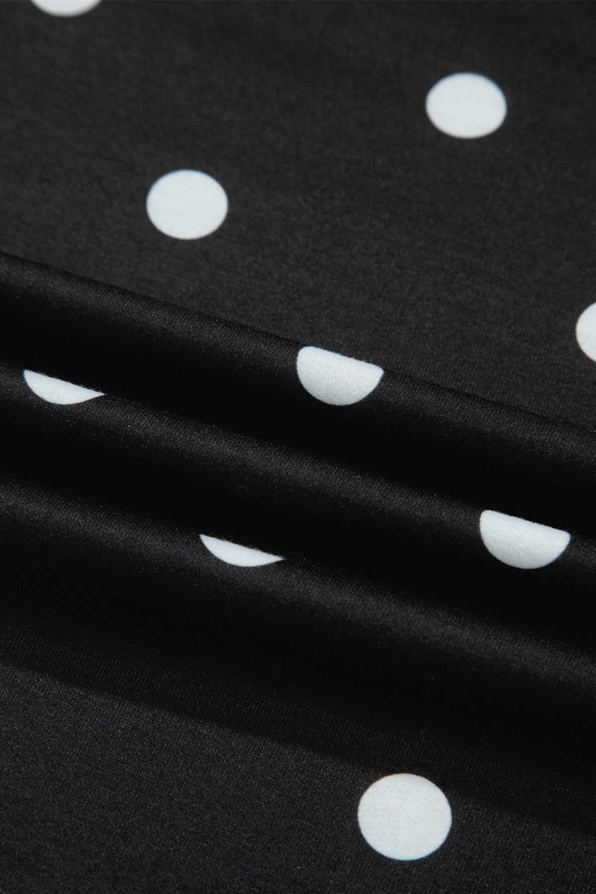 Polka Dot Loose Tee & Drawstring Shorts Set
