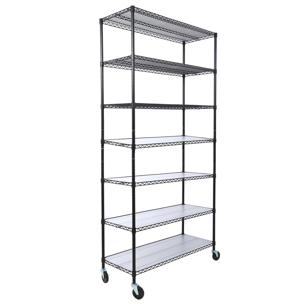 7 Tier Metal Shelf Wire Shelving Unit