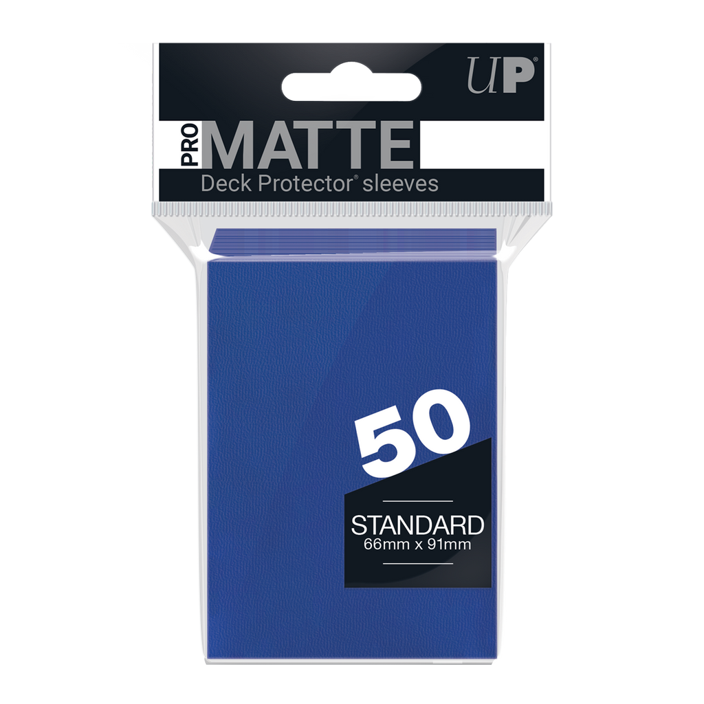 Ultra PRO: Standard 50ct Sleeves - PRO-Matte (Blue)