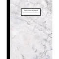 Graph Paper Notebook: Marble Cover Design - Quad Ruled - 120 Pages - 8.5" X 11" - Matte Finished Soft Cover - Paperback