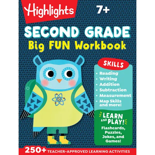 Second Grade Big Fun Workbook: Second Grade Curriculum Workbook for Kids, Practice Math, Reading, Writing, Spelling, Science and More - Paperback