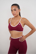 Passion is Power Red Sports Bra