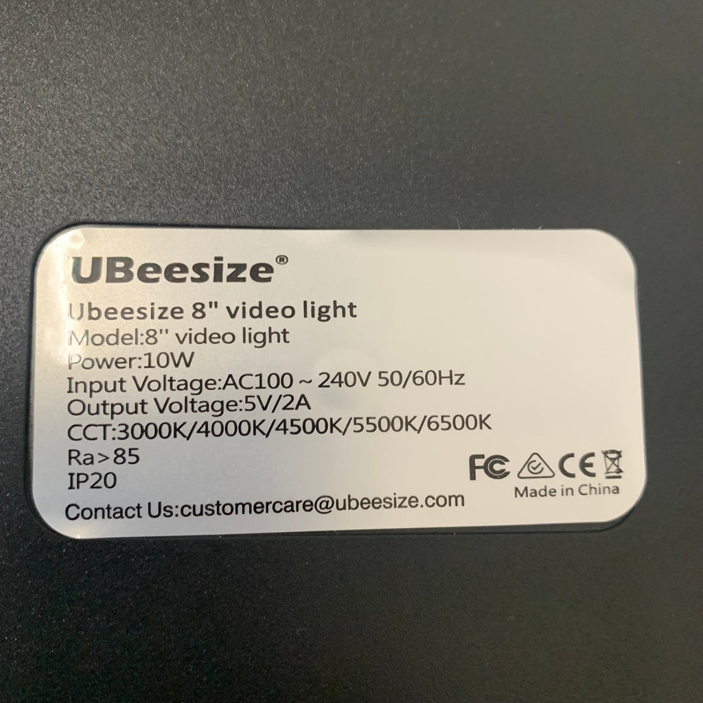UBEESIZE Lighting Phone Tripod, Portable & Flexible w/ Wireless Remote 8" TBC001