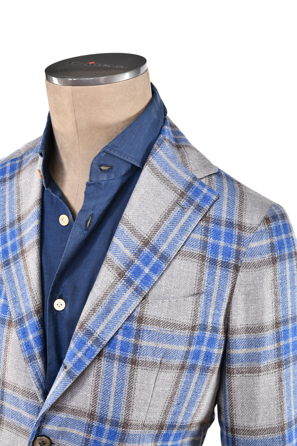 Sartorio Plaid Virgin Wool Sport Jacket