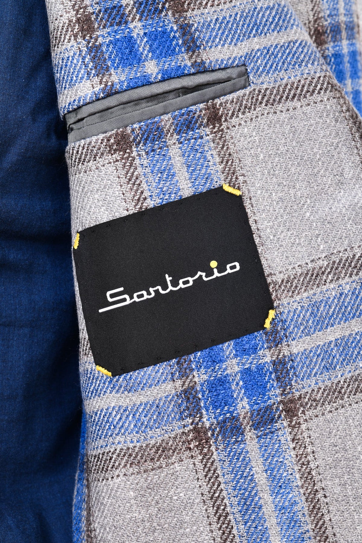 Sartorio Plaid Virgin Wool Sport Jacket